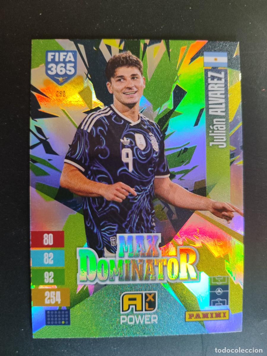 Fu&szlig;ball-Sticker: ADRENALYN XL FIFA 365 2027 CARD MAX DOMINATOR JULIAN ALVAREZ ARGENTINA # 290 PANINI