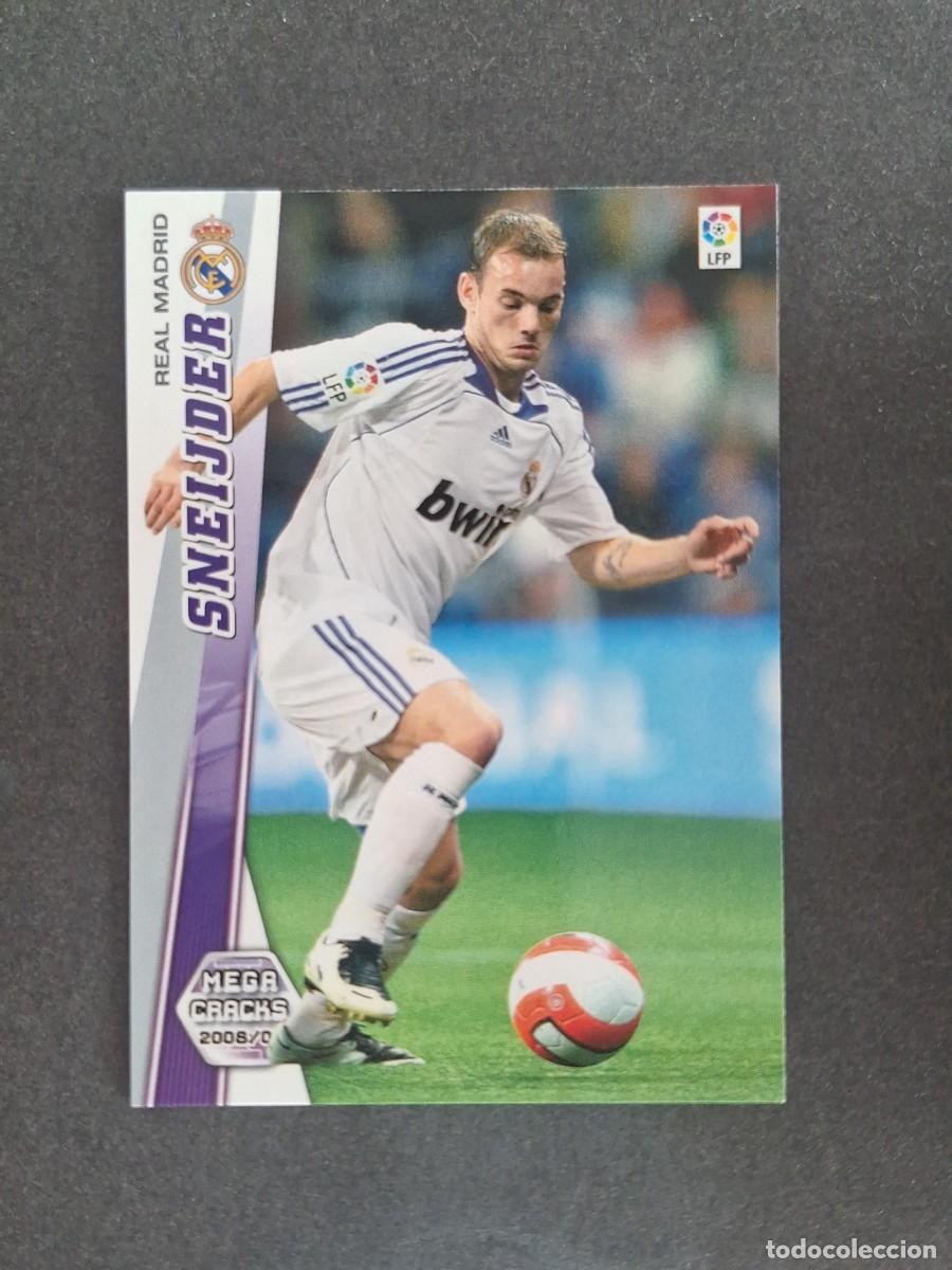 Fu&szlig;ball-Sticker: L2 SNEIJDER REAL MADRID 156 PANINI MEGACRACKS 2008 2009 08 09