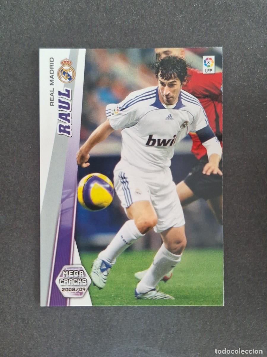 Fu&szlig;ball-Sticker: L2 RAUL REAL MADRID 160 PANINI MEGACRACKS 2008 2009 08 09