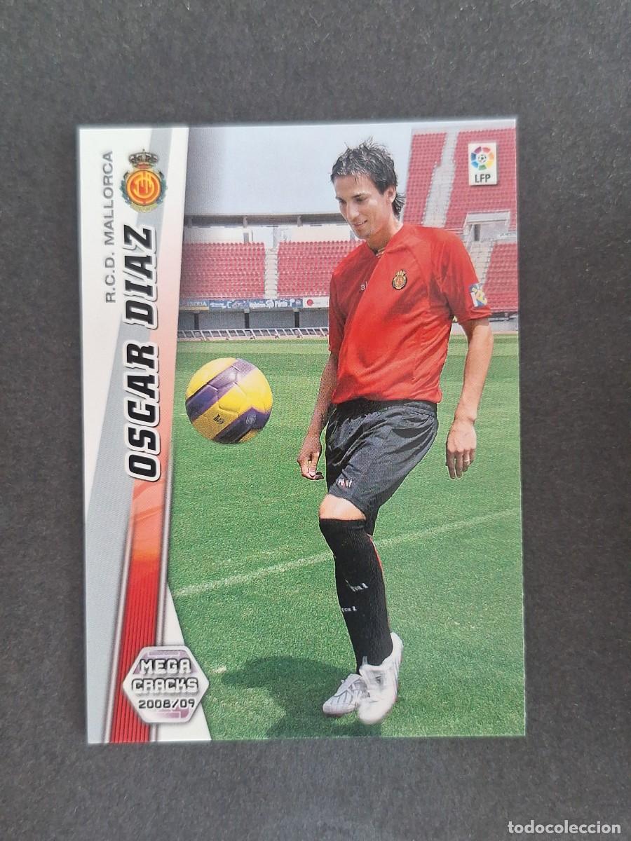 Cromos de f&uacute;tbol: L2 OSCAR DIAZ R. C. D. MALLORCA 195 PANINI MEGACRACKS 2008 2009 08 09