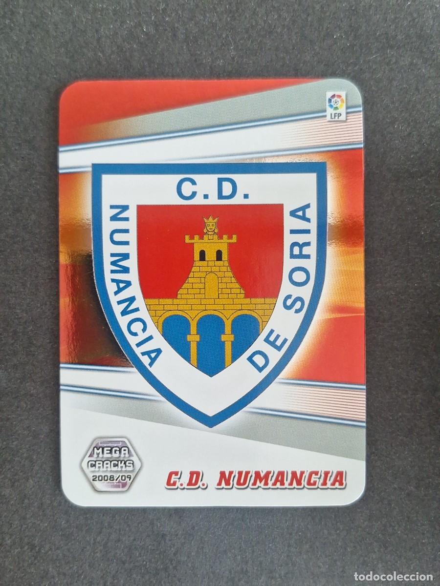 Cromos de f&uacute;tbol: L2 ESCUDO C. D. NUMANCIA 199 PANINI MEGACRACKS 2008 2009 08 09