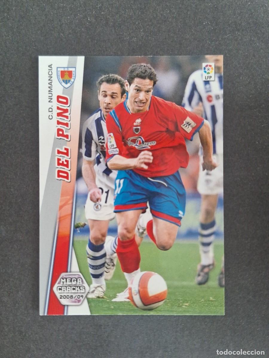 Cromos de f&uacute;tbol: L2 DEL PINO C. D. NUMANCIA 210 PANINI MEGACRACKS 2008 2009 08 09