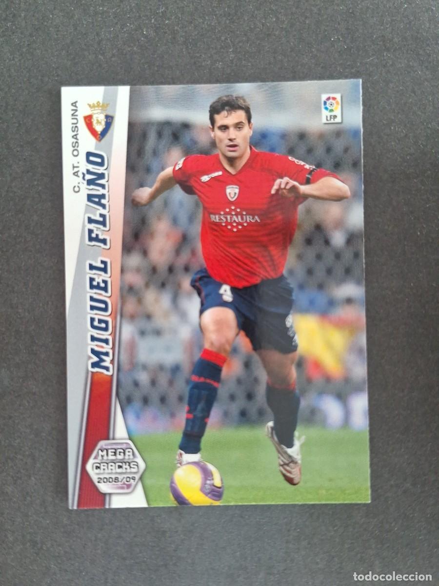 Cromos de f&uacute;tbol: L2 MIGUEL FLA&Ntilde;O C. A. OSASUNA 222 PANINI MEGACRACKS 2008 2009 08 09