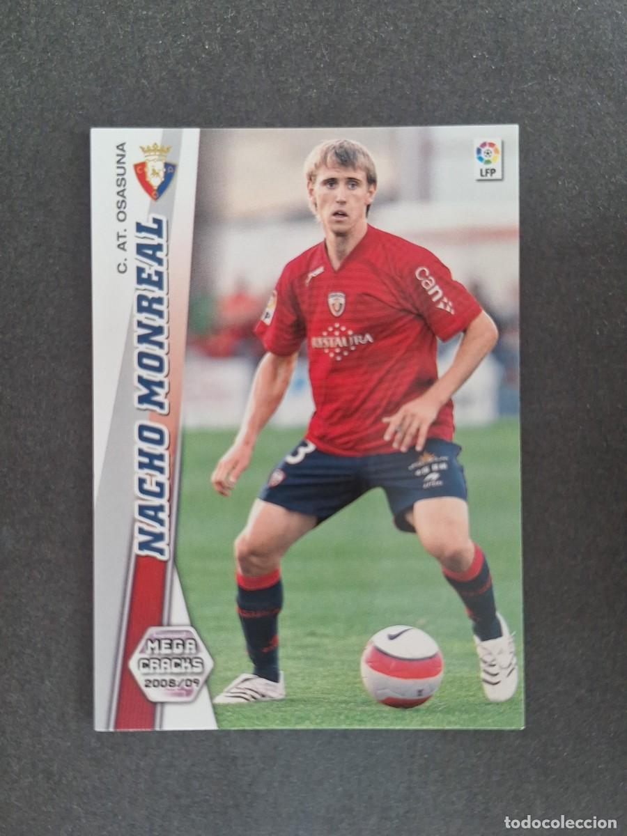Cromos de f&uacute;tbol: L2 NACHO MONREAL C. A. OSASUNA 224 PANINI MEGACRACKS 2008 2009 08 09
