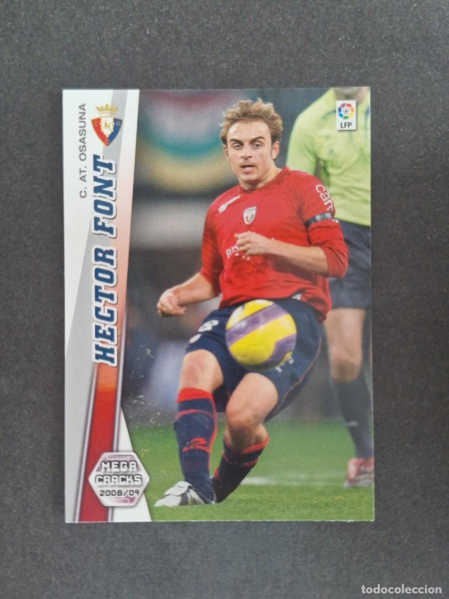 Cromos de f&uacute;tbol: L2 HECTOR FONT C. A. OSASUNA 227 PANINI MEGACRACKS 2008 2009 08 09