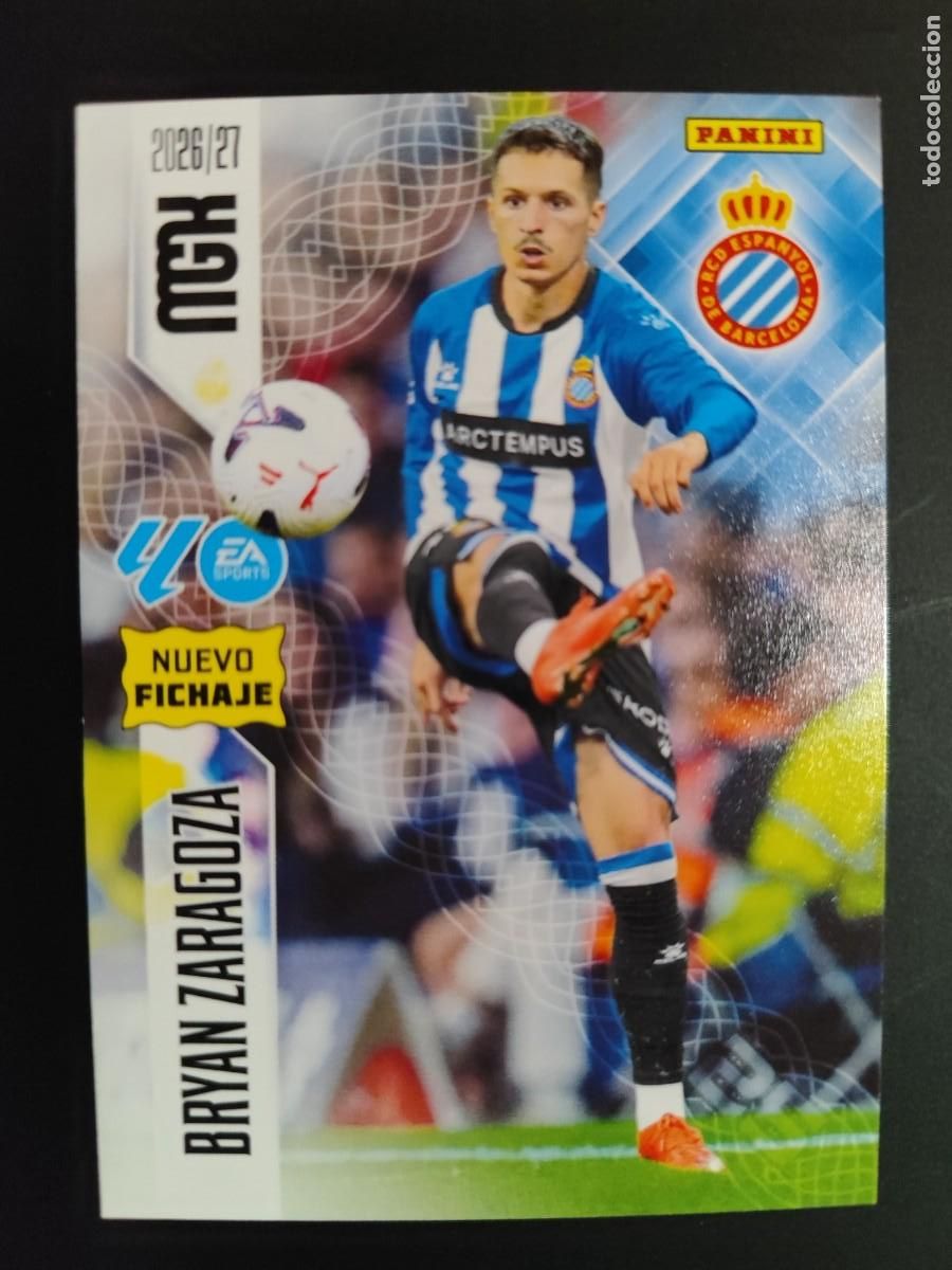 Cromos de f&uacute;tbol: TERCERA EDICION MEGACRACKS 26/27 3&ordf; EDICION CARD N. FICHAJE BRYAN ZARAGOZA RCD ESPA&Ntilde;OL # 508
