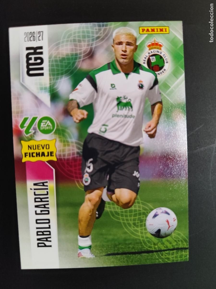 Cromos de f&uacute;tbol: TERCERA EDICION MEGACRACKS 26/27 3&ordf; EDICION CARD N. FICHAJE PABLO GARCIA RACING # 505