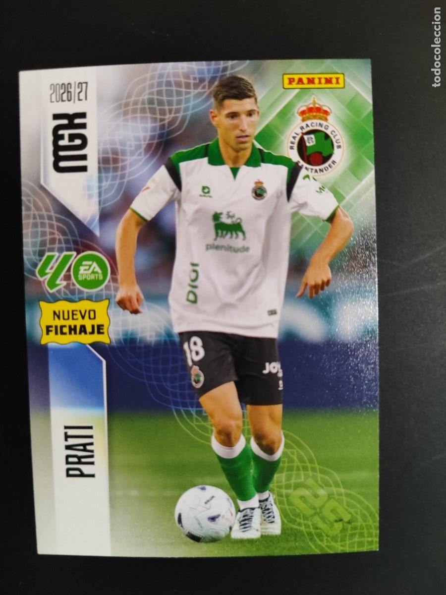 Cromos de f&uacute;tbol: TERCERA EDICION MEGACRACKS 26/27 3&ordf; EDICION CARD N. FICHAJE PRATI RACING # 495