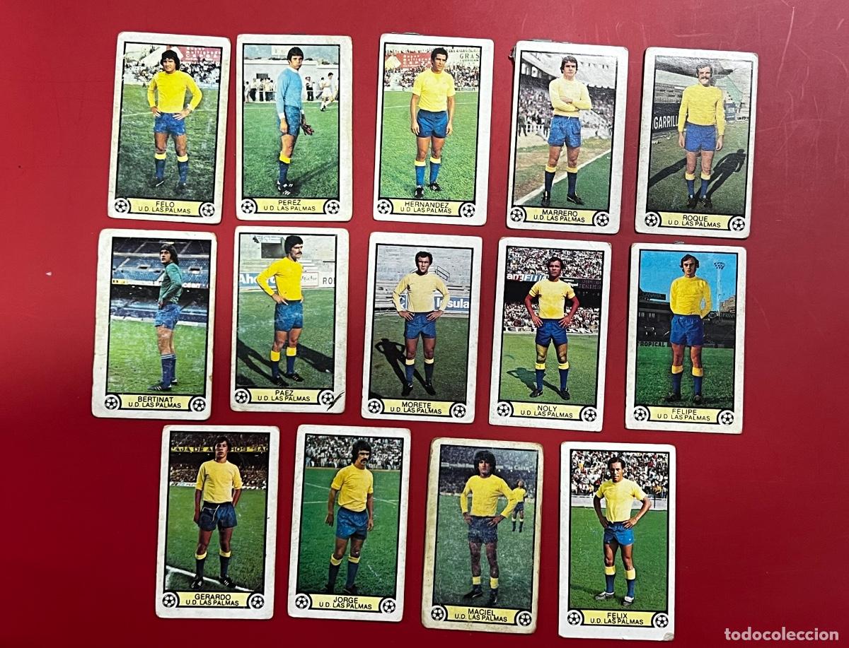 Cromos de f&uacute;tbol: LOTE 14 CROMOS DE F&Uacute;TBOL. LIGA 79-80. U.D.LAS PALMAS. EDICIONES ESTE. TODOS DIFERENTES.