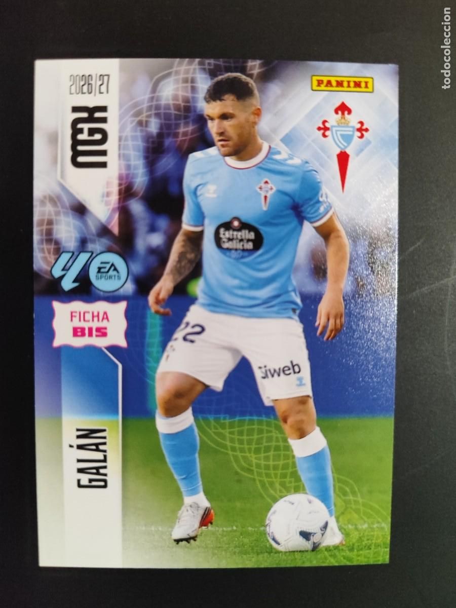 Football Stickers: TERCERA EDICION MEGACRACKS 26/27 3&ordf; EDICION CARD FICHA BIS GALAN CELTA # 117BIS