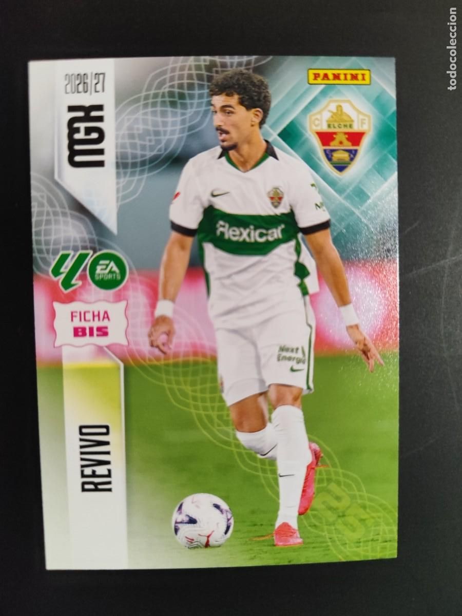 Football Stickers: TERCERA EDICION MEGACRACKS 26/27 3&ordf; EDICION CARD FICHA BIS REVIVO ELCHE # 151BIS