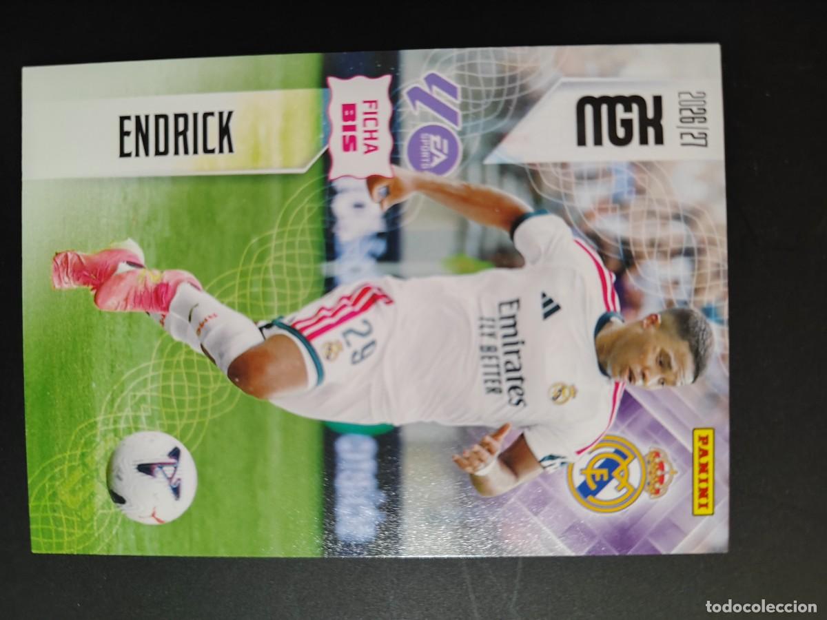 Cromos de f&uacute;tbol: TERCERA EDICION MEGACRACKS 26/27 3&ordf; EDICION CARD FICHA BIS ENDRICK REAL MADRID # 231BIS