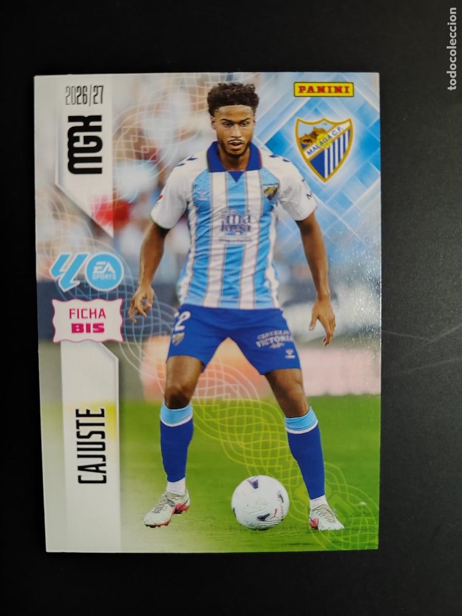 Football Stickers: TERCERA EDICION MEGACRACKS 26/27 3&ordf; EDICION CARD FICHA BIS CAJUSTE MALAGA # 245BIS