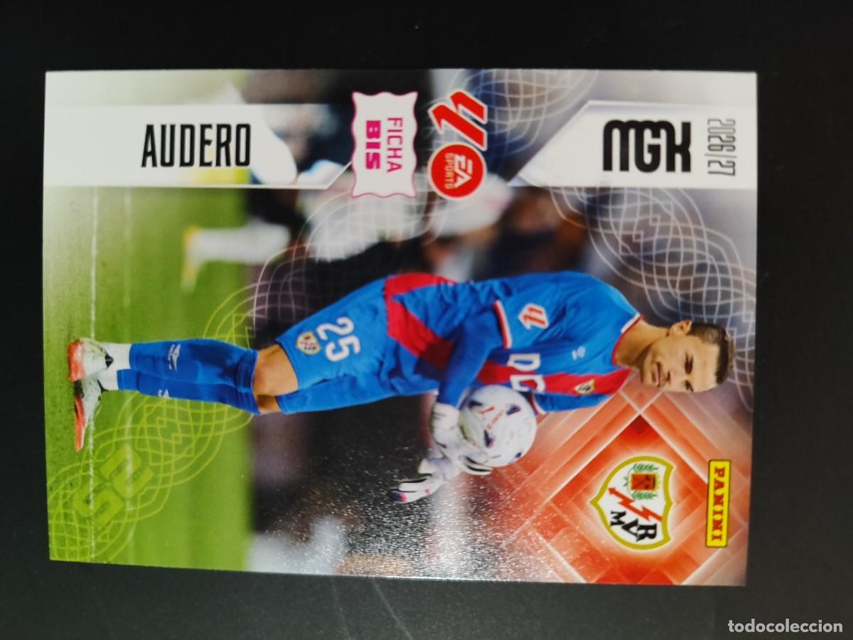 Cromos de f&uacute;tbol: TERCERA EDICION MEGACRACKS 26/27 3&ordf; EDICION CARD FICHA BIS AUDERO RAYO VALLECANO # 291BIS