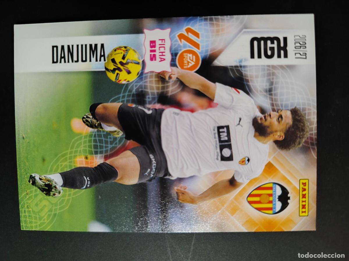 Cromos de f&uacute;tbol: TERCERA EDICION MEGACRACKS 26/27 3&ordf; EDICION CARD FICHA BIS DANJUMA VALENCIA # 357BIS
