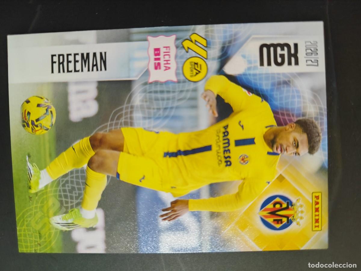 Cromos de f&uacute;tbol: TERCERA EDICION MEGACRACKS 26/27 3&ordf; EDICION CARD FICHA BIS FREEMAN VILLARREAL # 364BIS