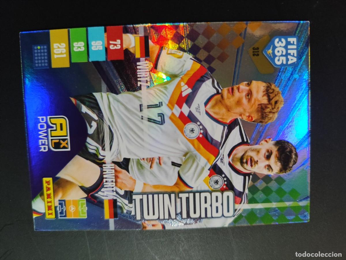 Cromos de f&uacute;tbol: ADRENALYN XL FIFA 365 2027 CARD TWIN TURBO ALEMANIA # 312 PANINI
