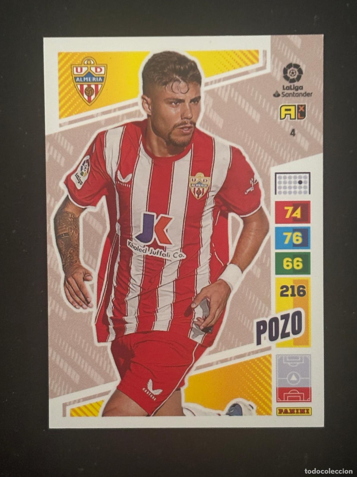 Cromos de Futebol: 4 POZO ALMERIA ADRENALYN XL LALIGA SANTANDER 22-23 2022-2023 PANINI