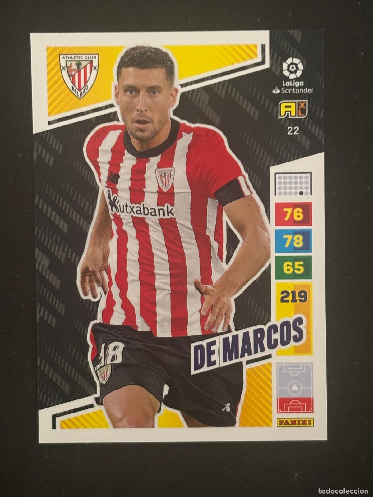 Cromos de Futebol: 22 DE MARCOS AT BILBAO ADRENALYN XL LALIGA SANTANDER 22-23 2022-2023 PANINI