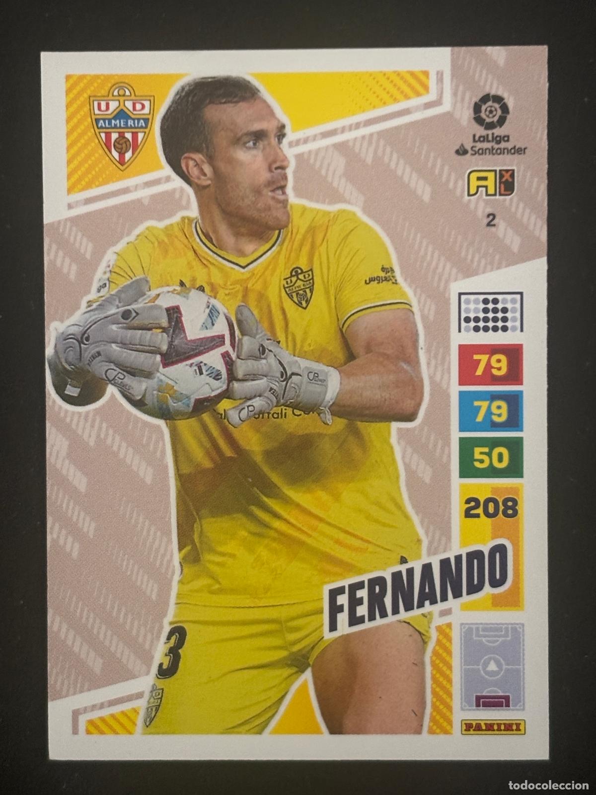 Cromos de Futebol: 2 FERNANDO ALMERIA ADRENALYN XL LALIGA SANTANDER 22-23 2022-2023 PANINI