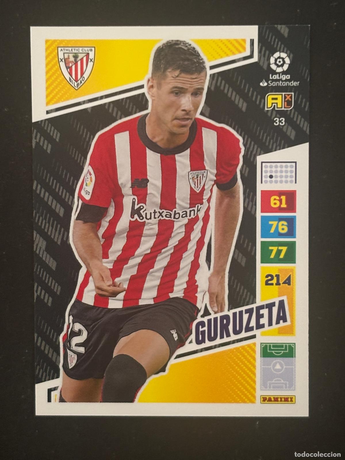 Cromos de Futebol: 33 GURUZETA AT BILBAO ADRENALYN XL LALIGA SANTANDER 22-23 2022-2023 PANINI