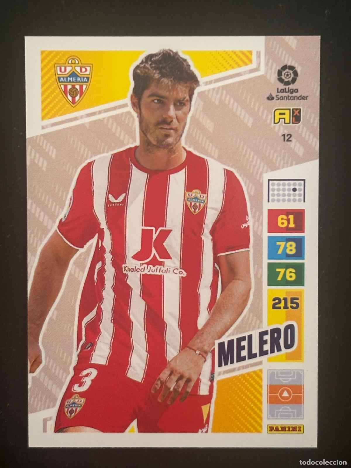 Cromos de Futebol: 12 MELERO ALMERIA ADRENALYN XL LALIGA SANTANDER 22-23 2022-2023 PANINI