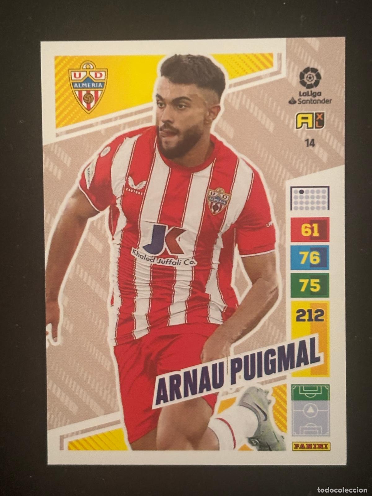Cromos de Futebol: 14 ARNAU PUIGMAL ALMERIA ADRENALYN XL LALIGA SANTANDER 22-23 2022-2023 PANINI