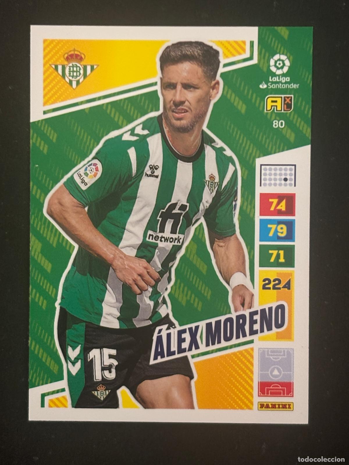 Cromos de Futebol: 80 &Aacute;LEX MORENO BETIS ADRENALYN XL LALIGA SANTANDER 22-23 2022-2023 PANINI