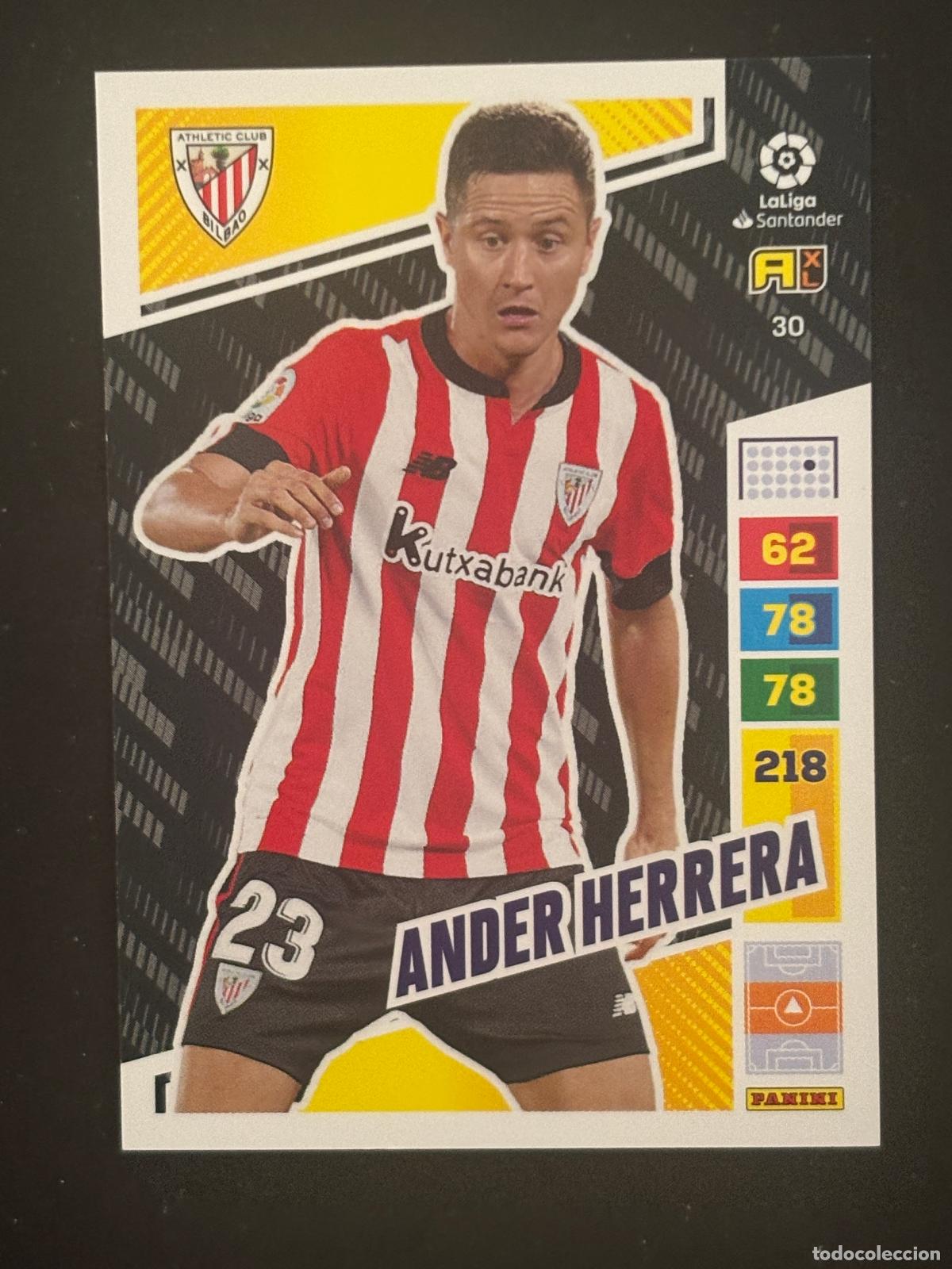 Figurine di Calcio: 30 ANDER HERRERA AT BILBAO ADRENALYN XL LALIGA SANTANDER 22-23 2022-2023 PANINI