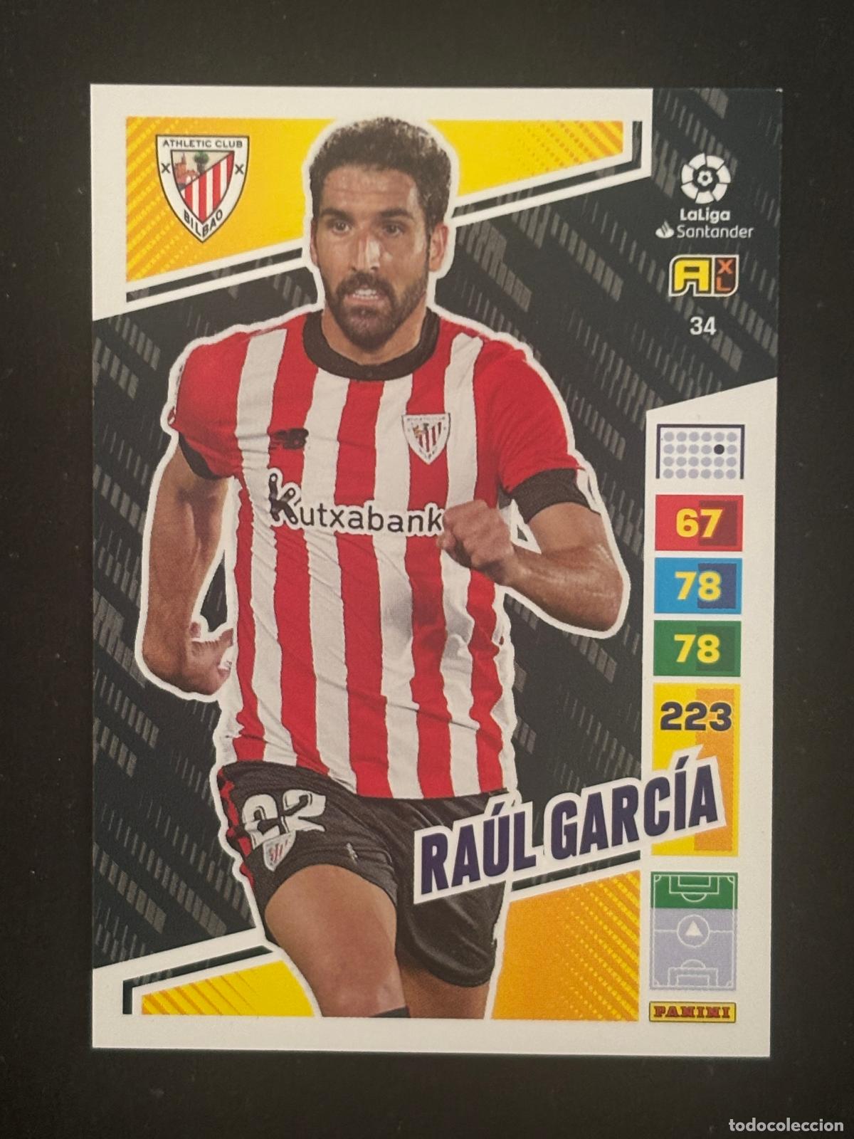 Figurine di Calcio: 34 RA&Uacute;L GARC&Iacute;A AT BILBAO ADRENALYN XL LALIGA SANTANDER 22-23 2022-2023 PANINI