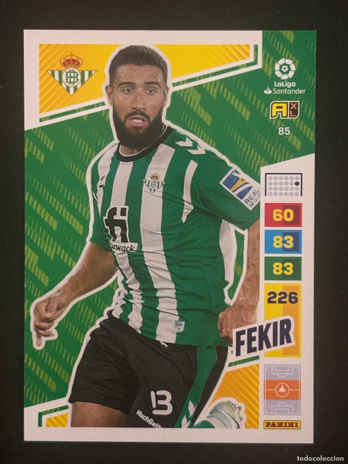 Figurine di Calcio: 85 FEKIR BETIS ADRENALYN XL LALIGA SANTANDER 22-23 2022-2023 PANINI