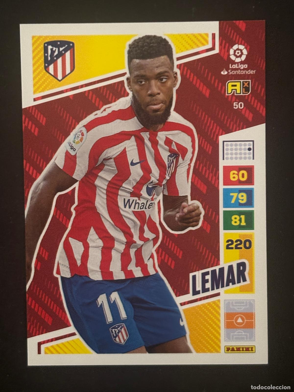 Figurine di Calcio: 50 LEMAR AT MADRID ADRENALYN XL LALIGA SANTANDER 22-23 2022-2023 PANINI
