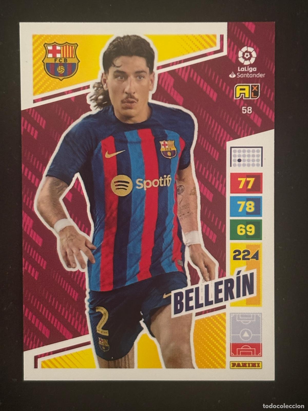 Figurine di Calcio: 58 BELLER&Iacute;N BARCELONA ADRENALYN XL LALIGA SANTANDER 22-23 2022-2023 PANINI