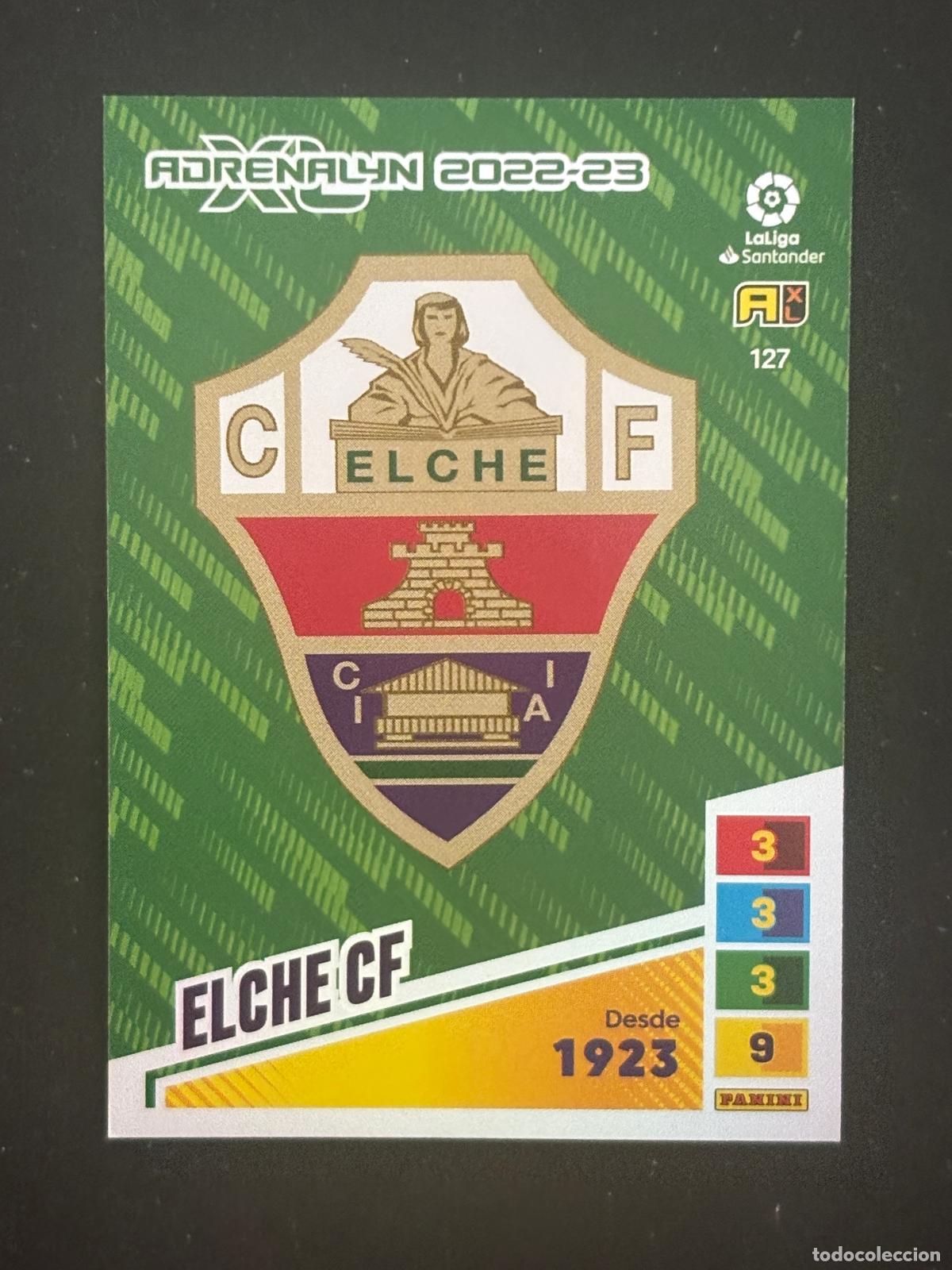 Figurine di Calcio: 127 ESCUDO ELCHE ADRENALYN XL LALIGA SANTANDER 22-23 2022-2023 PANINI