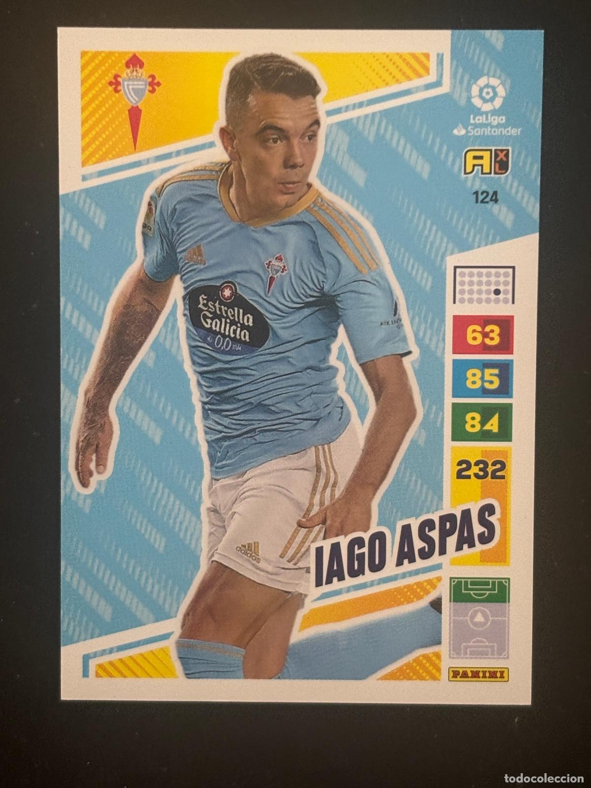 Figurine di Calcio: 124 IAGO ASPAS CELTA ADRENALYN XL LALIGA SANTANDER 22-23 2022-2023 PANINI