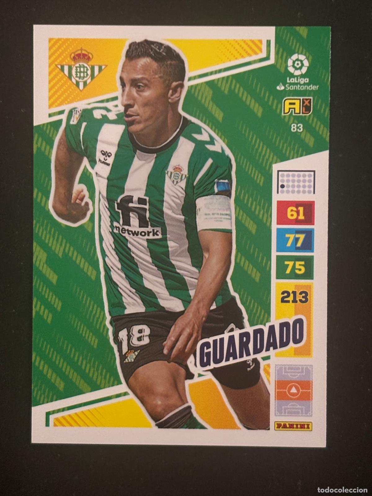 Figurine di Calcio: 83 GUARDADO BETIS ADRENALYN XL LALIGA SANTANDER 22-23 2022-2023 PANINI