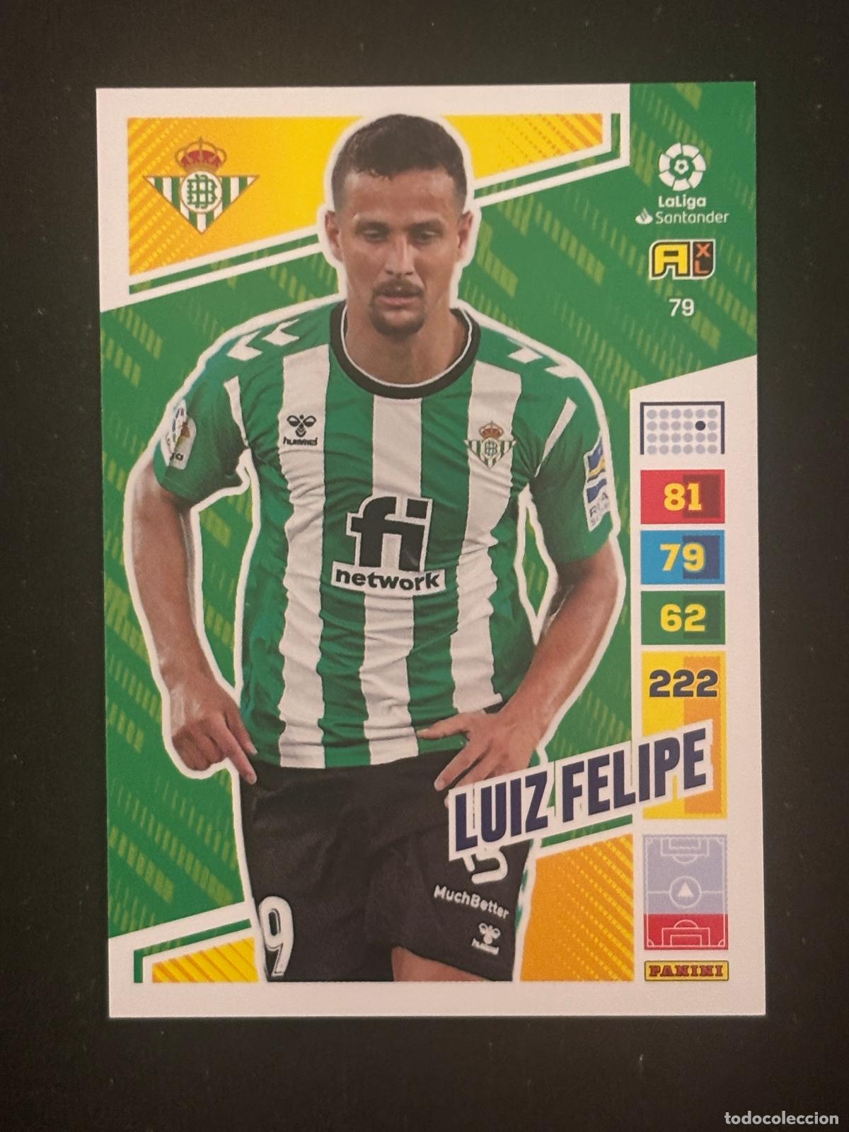 Figurine di Calcio: 79 LUIZ FELIPE BETIS ADRENALYN XL LALIGA SANTANDER 22-23 2022-2023 PANINI