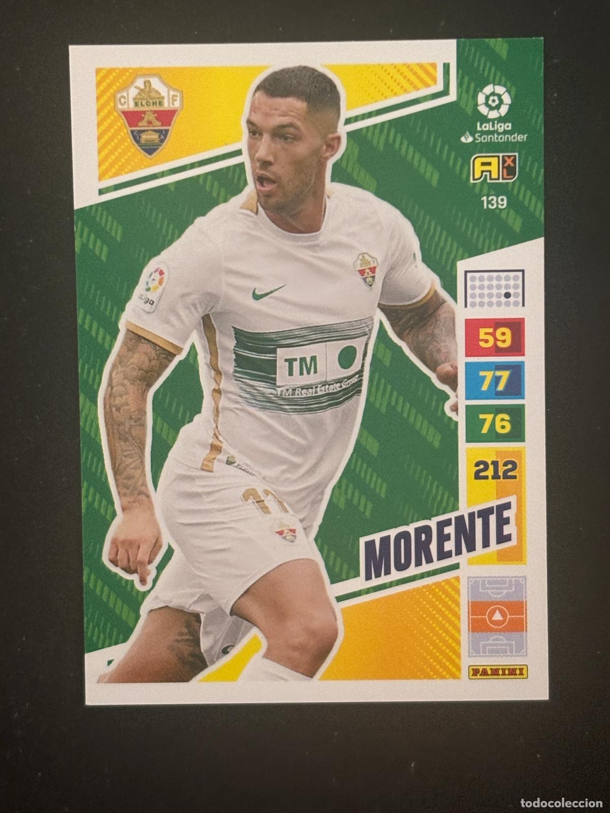 Figurine di Calcio: 139 MORENTE ELCHE ADRENALYN XL LALIGA SANTANDER 22-23 2022-2023 PANINI