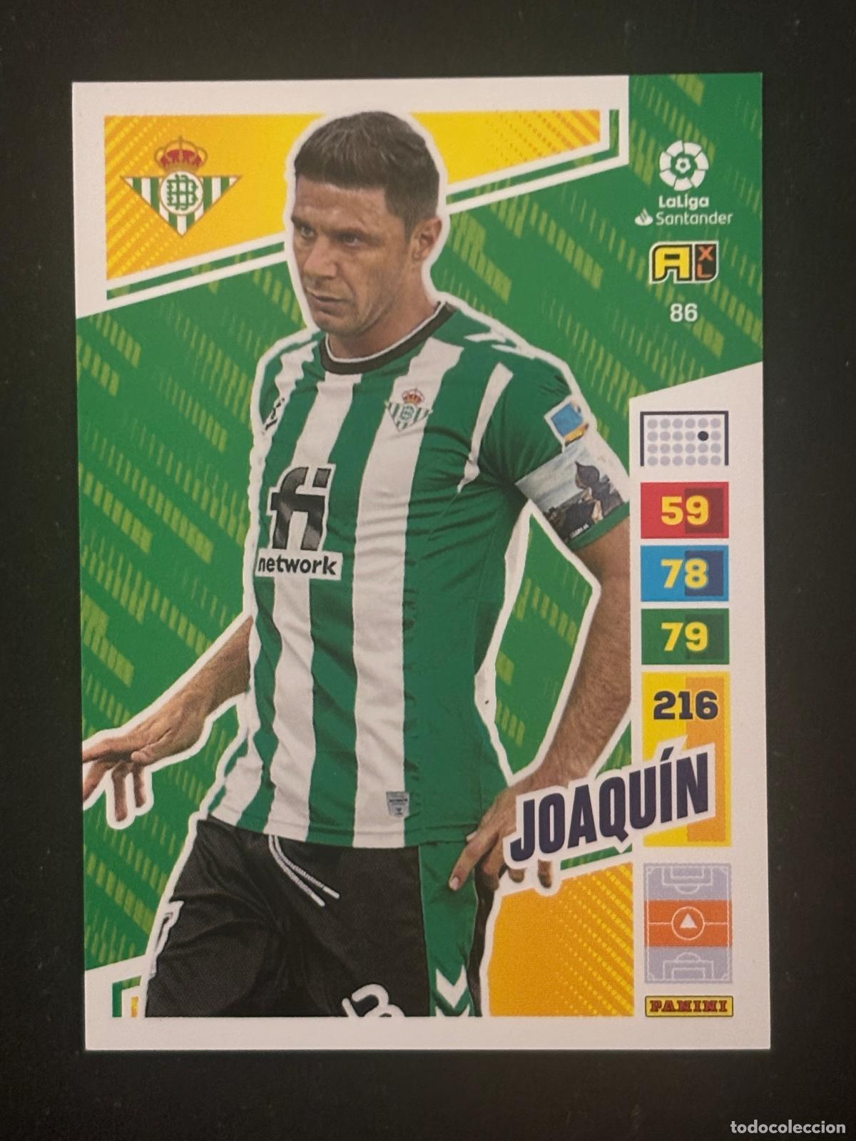 Figurine di Calcio: 86 JOAQU&Iacute;N BETIS ADRENALYN XL LALIGA SANTANDER 22-23 2022-2023 PANINI