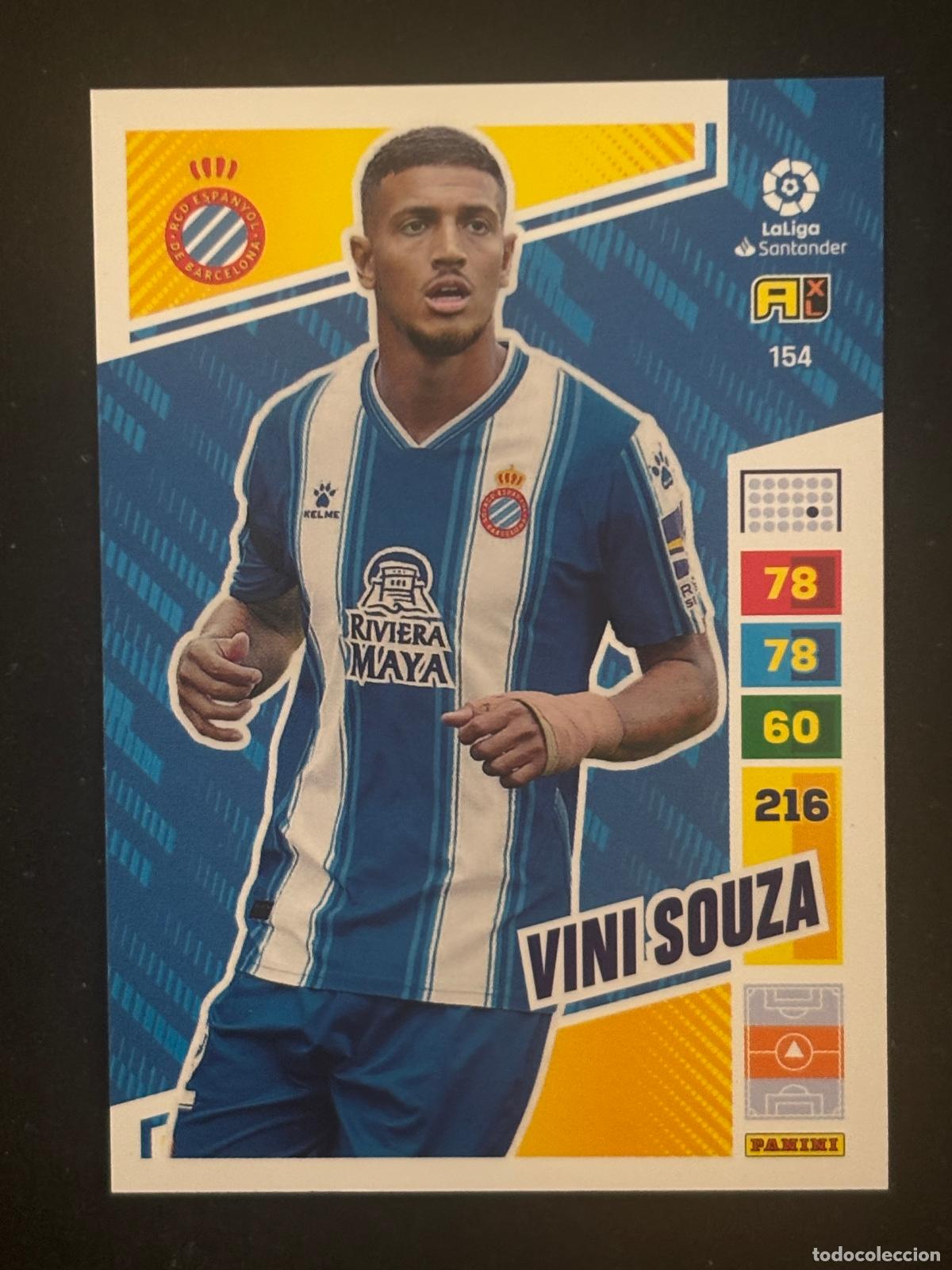 Football Stickers: 154 VINI SOUZA ESPANYOL ADRENALYN XL LALIGA SANTANDER 22-23 2022-2023 PANINI