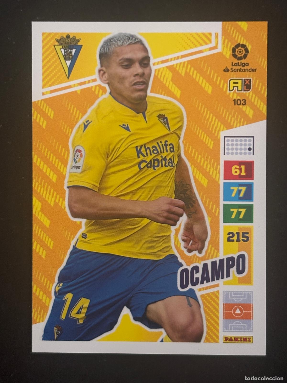 Football Stickers: 103 OCAMPO CADIZ ADRENALYN XL LALIGA SANTANDER 22-23 2022-2023 PANINI