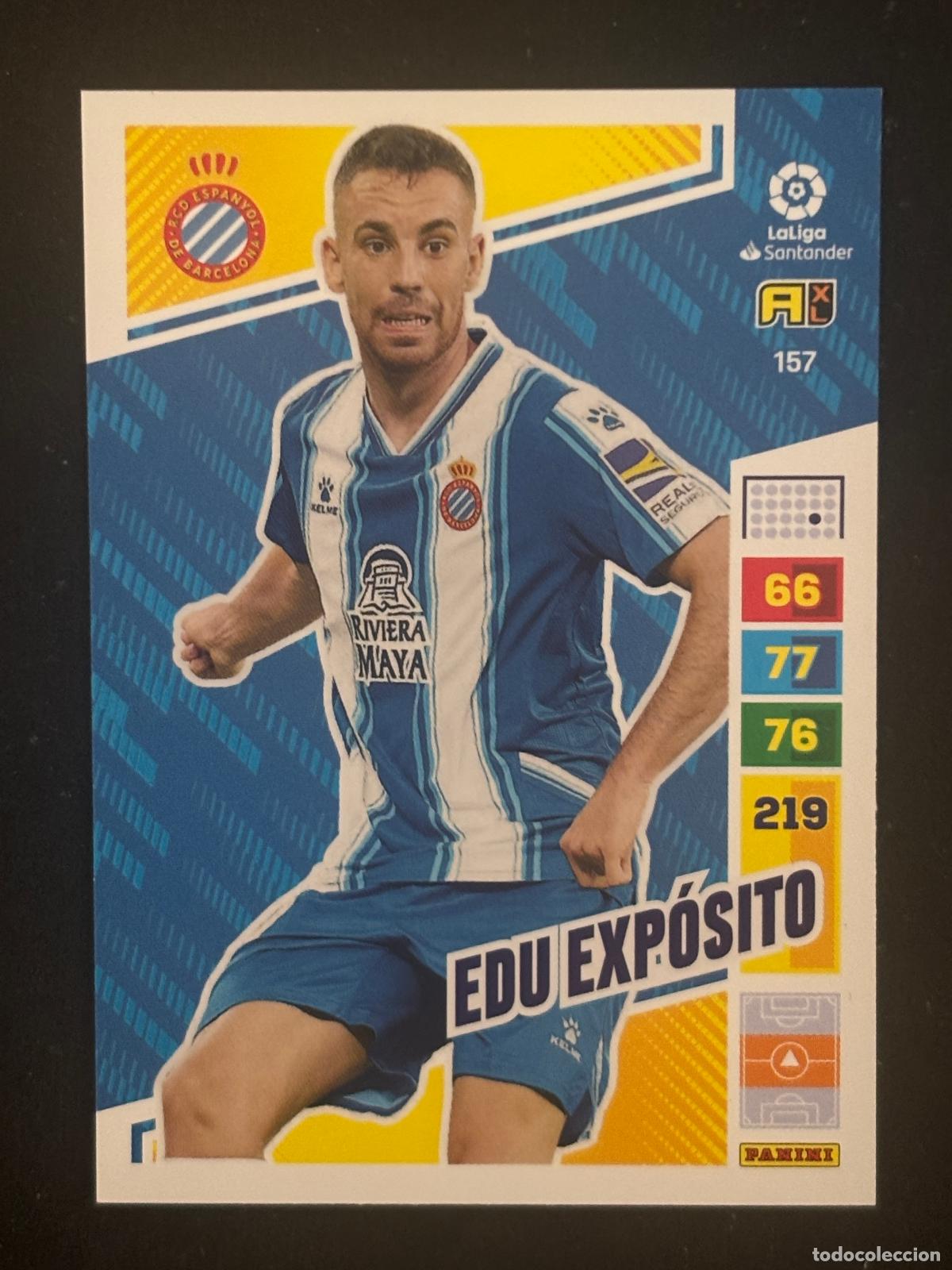 Football Stickers: 157 EDU EXP&Oacute;SITO ESPANYOL ADRENALYN XL LALIGA SANTANDER 22-23 2022-2023 PANINI
