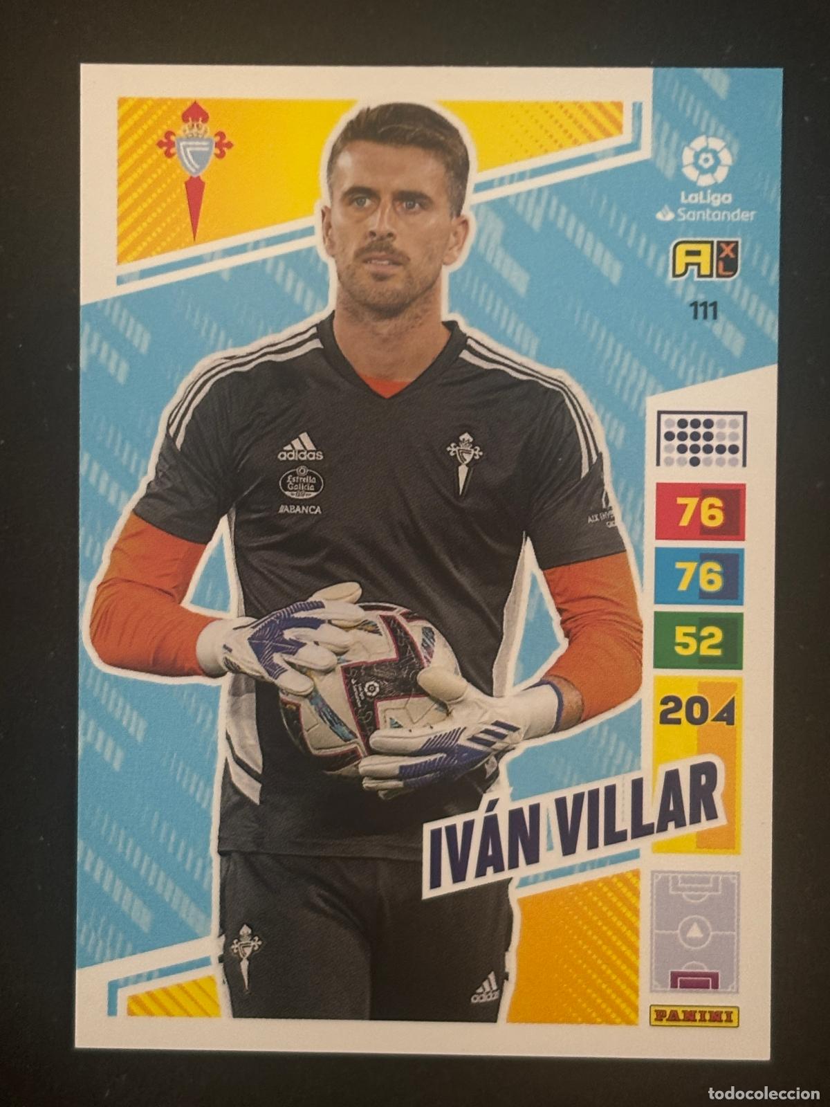 Football Stickers: 111 IV&Aacute;N VILLAR CELTA ADRENALYN XL LALIGA SANTANDER 22-23 2022-2023 PANINI