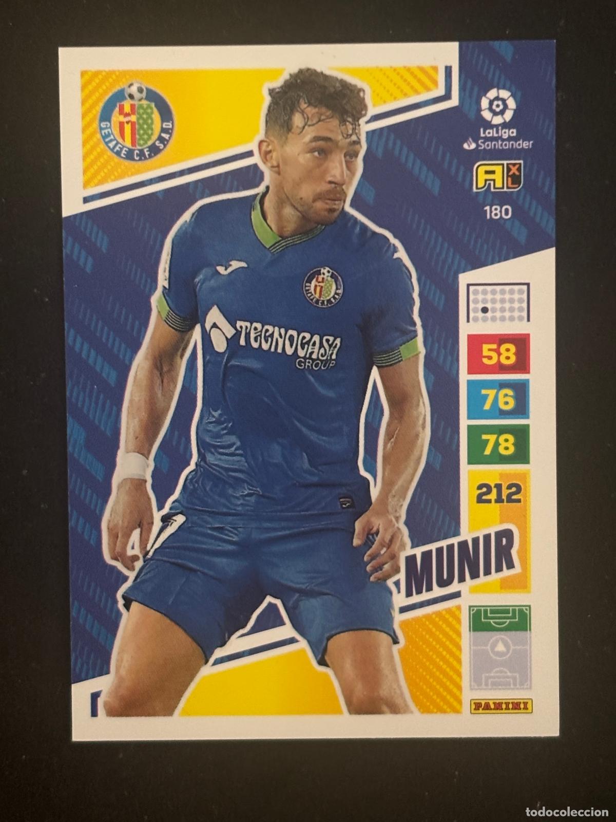 Football Stickers: 180 MUNIR GETAFE ADRENALYN XL LALIGA SANTANDER 22-23 2022-2023 PANINI