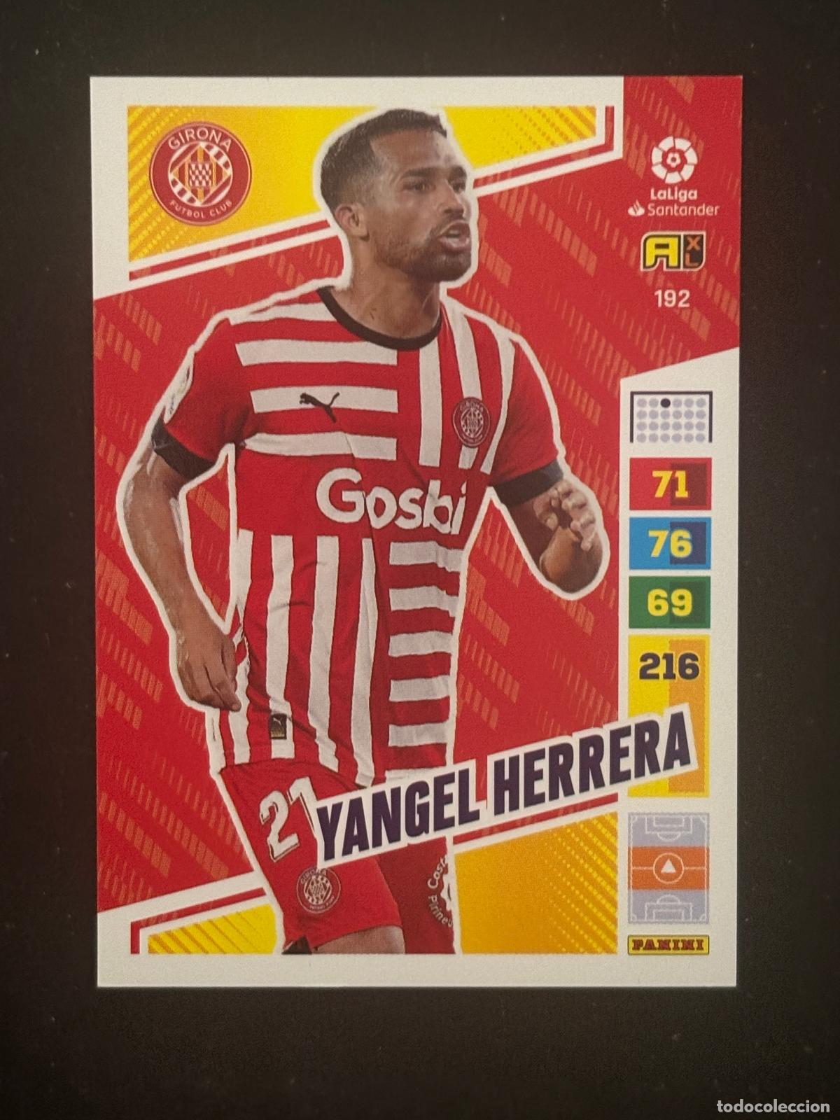 Football Stickers: 192 YANGEL HERRERA GIRONA ADRENALYN XL LALIGA SANTANDER 22-23 2022-2023 PANINI