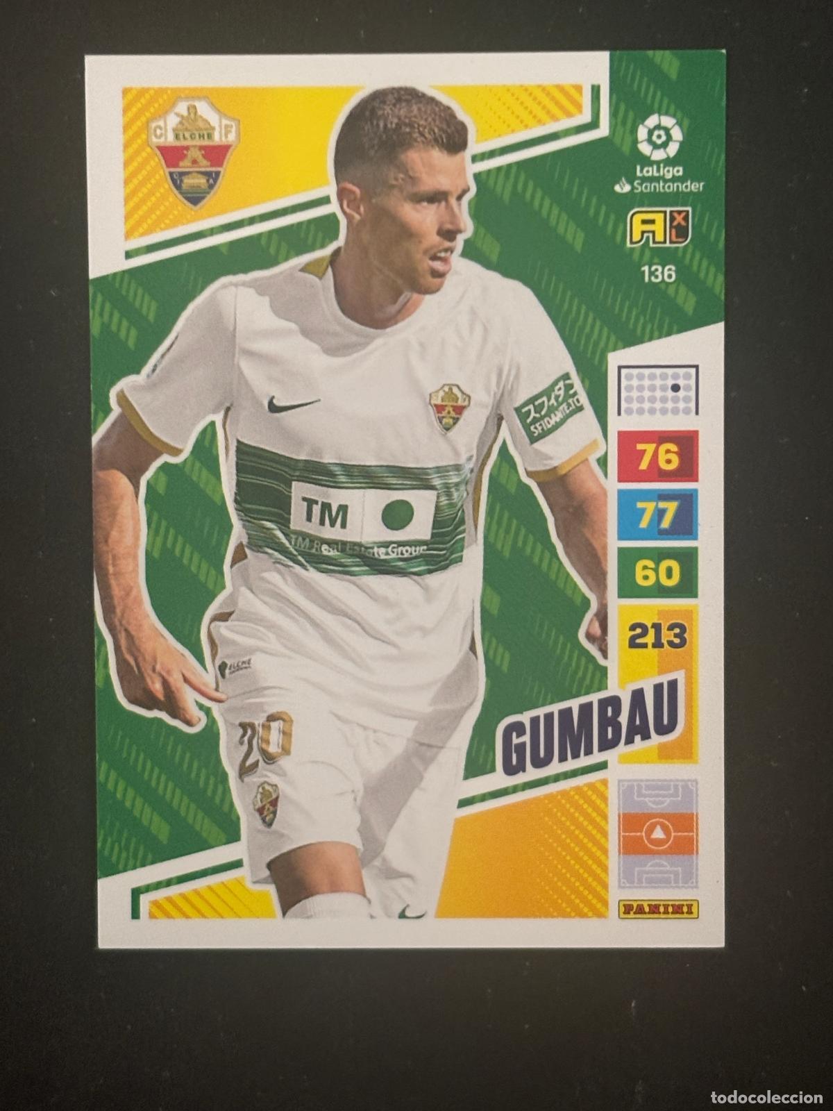 Football Stickers: 136 GUMBAU ELCHE ADRENALYN XL LALIGA SANTANDER 22-23 2022-2023 PANINI