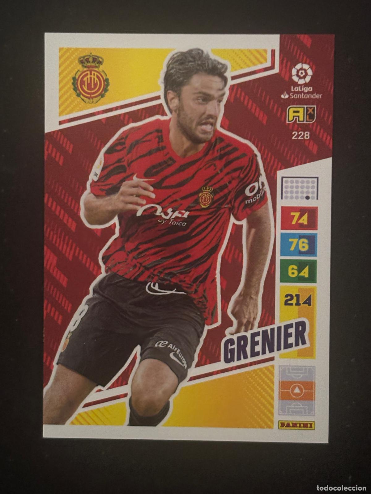 Football Stickers: 228 GRENIER MALLORCA ADRENALYN XL LALIGA SANTANDER 22-23 2022-2023 PANINI