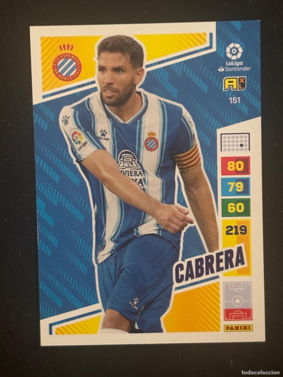 Cromos de f&uacute;tbol: 151 CABRERA ESPANYOL ADRENALYN XL LALIGA SANTANDER 22-23 2022-2023 PANINI