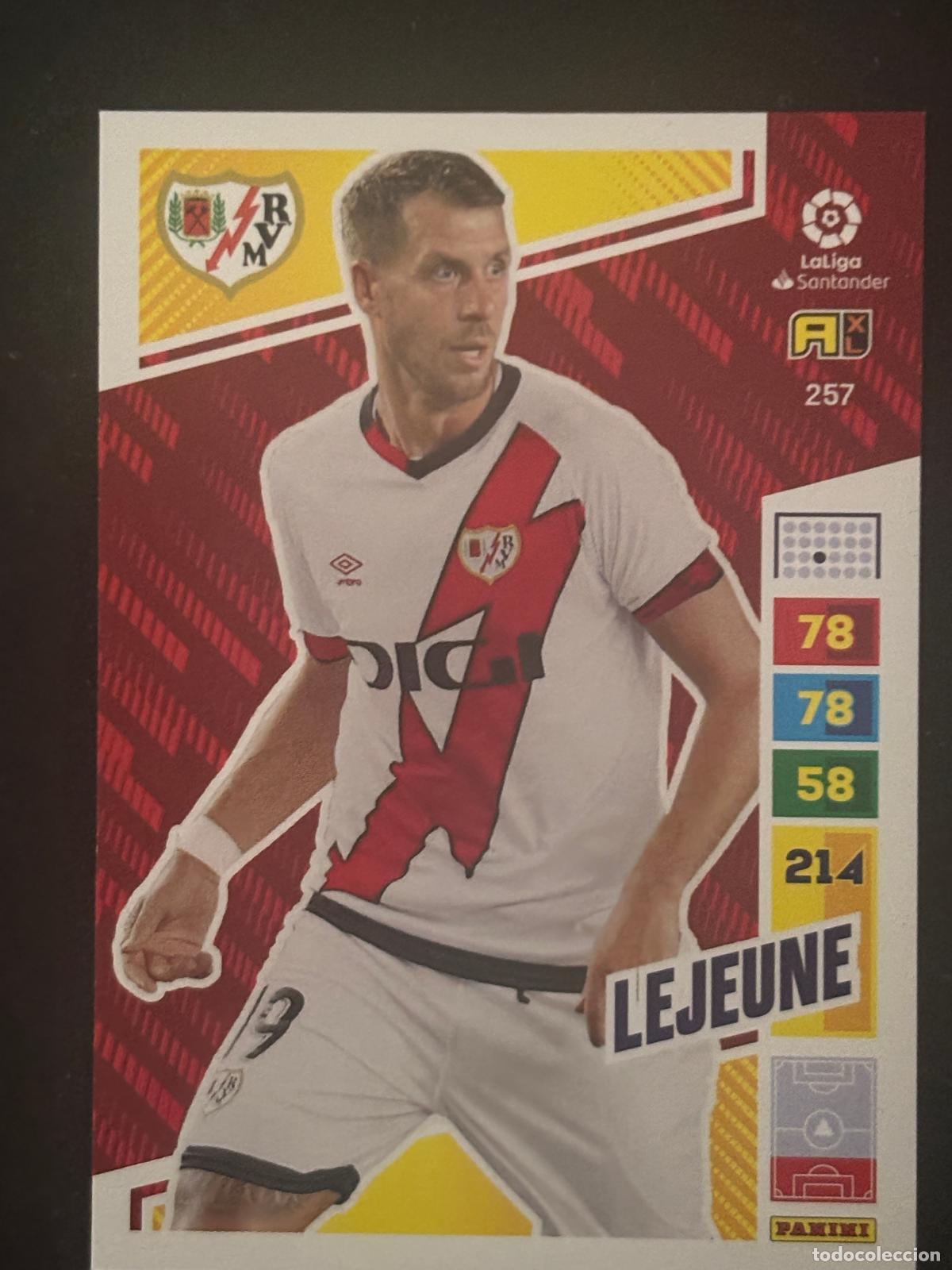 Cromos de f&uacute;tbol: 257 LEJEUNE RAYO ADRENALYN XL LALIGA SANTANDER 22-23 2022-2023 PANINI