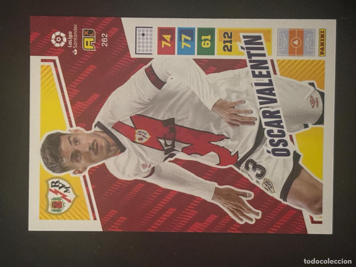 Cromos de f&uacute;tbol: 262 &Oacute;SCAR VALENT&Iacute;N RAYO ADRENALYN XL LALIGA SANTANDER 22-23 2022-2023 PANINI